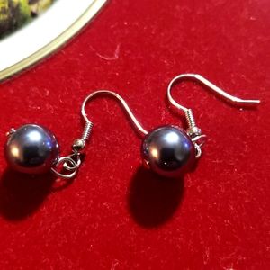 New in box Crystal and Glass Earrings